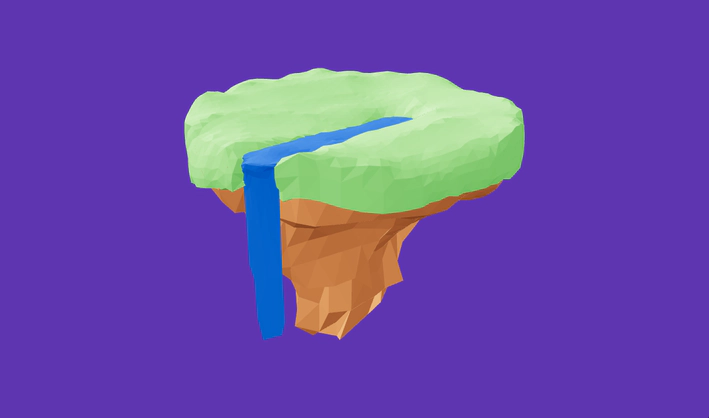 Floating Island 3D model